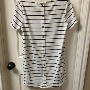 SHEIN Black and White Button Down Shirt